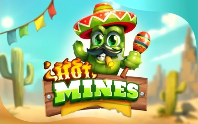 Haga un depósito y pruebe suerte en el juego único Hot Mines del casino 1win.