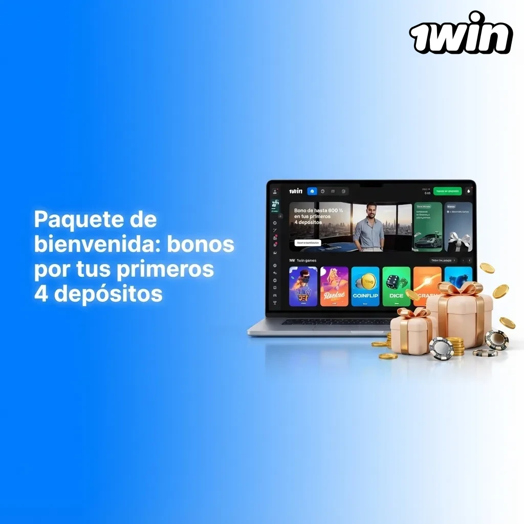 Tabla de paquete de bienvenida 1win Perú con bonos del 100–150 %, giros gratis y requisitos de apuesta por depósito