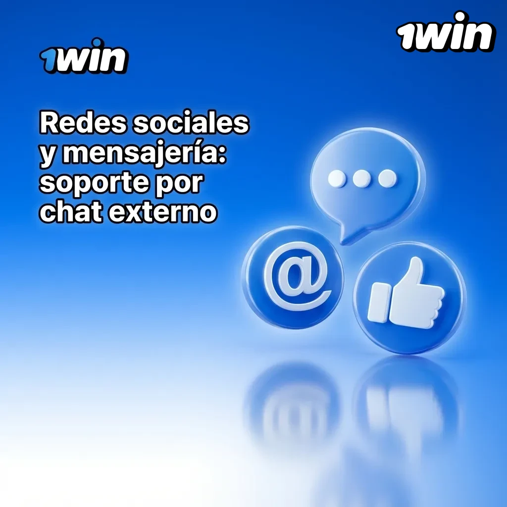 Ilustración de soporte por chat en redes: íconos de WhatsApp, Telegram, Facebook Messenger y X conectados a un usuario