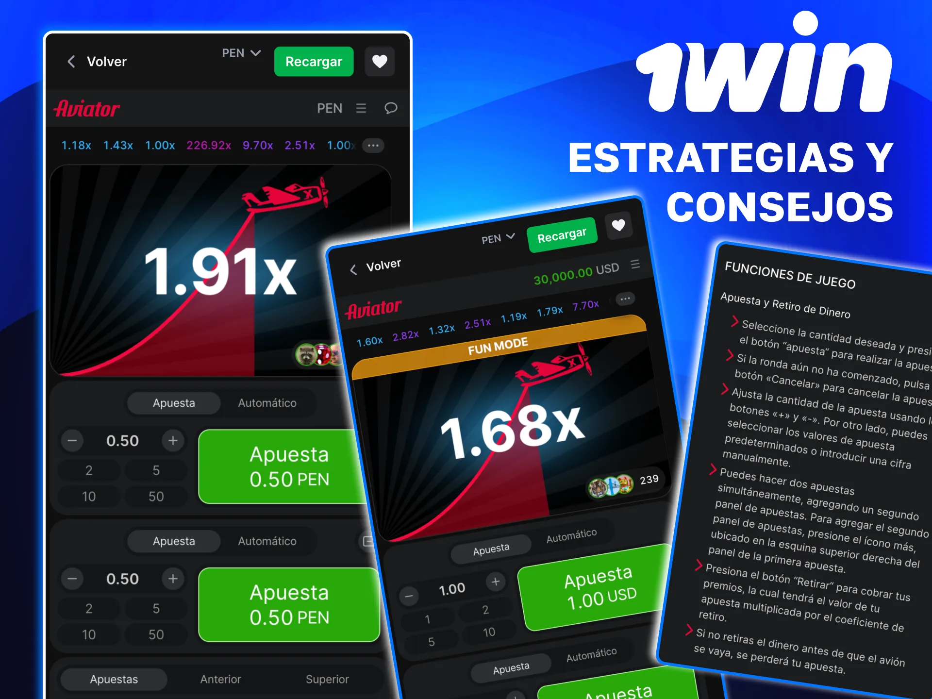 Estrategias de Aviator en 1win para gestionar riesgo y retiros inteligentes.