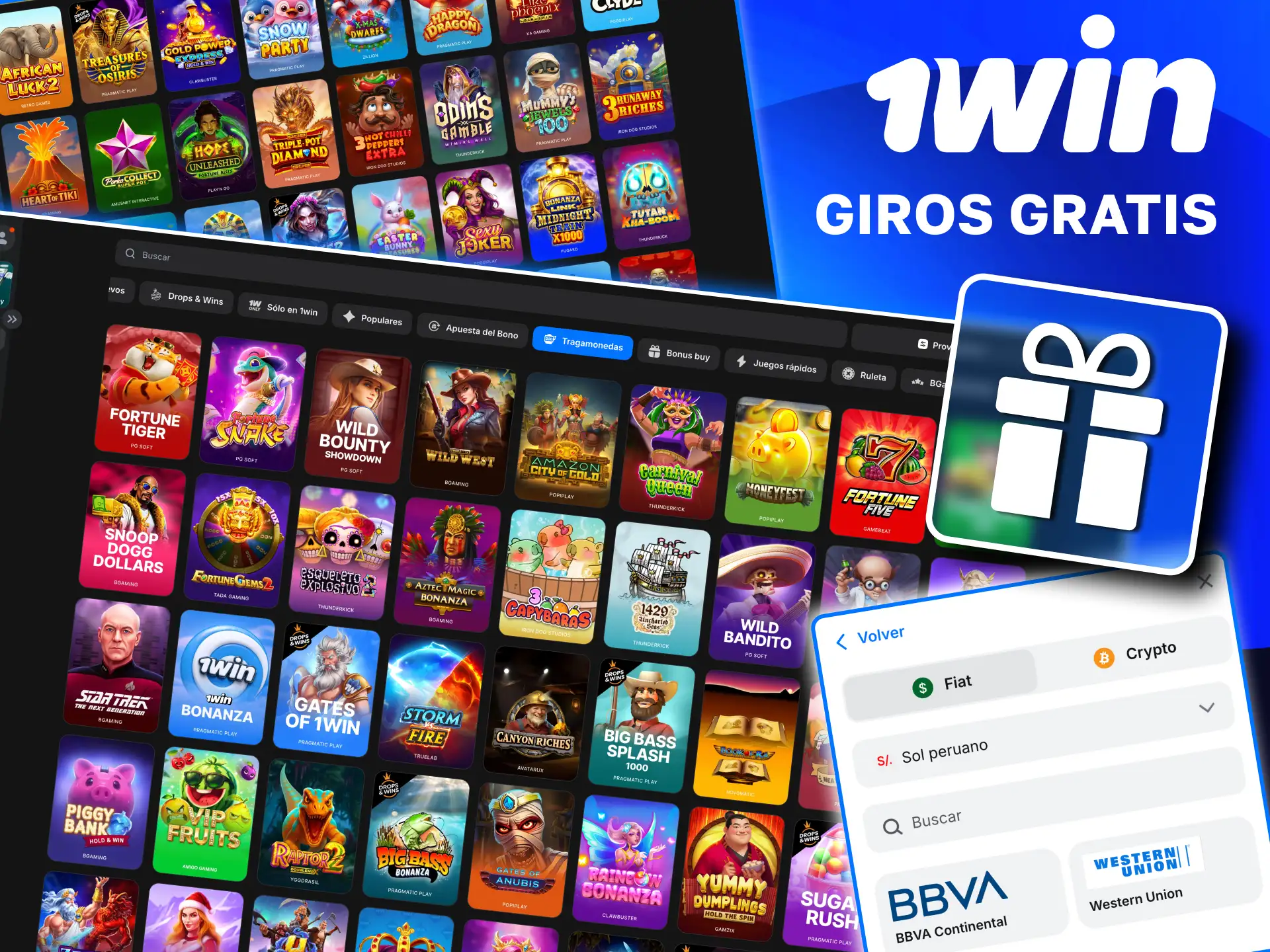 1win ofrece 70 free spins en tragamonedas participantes.