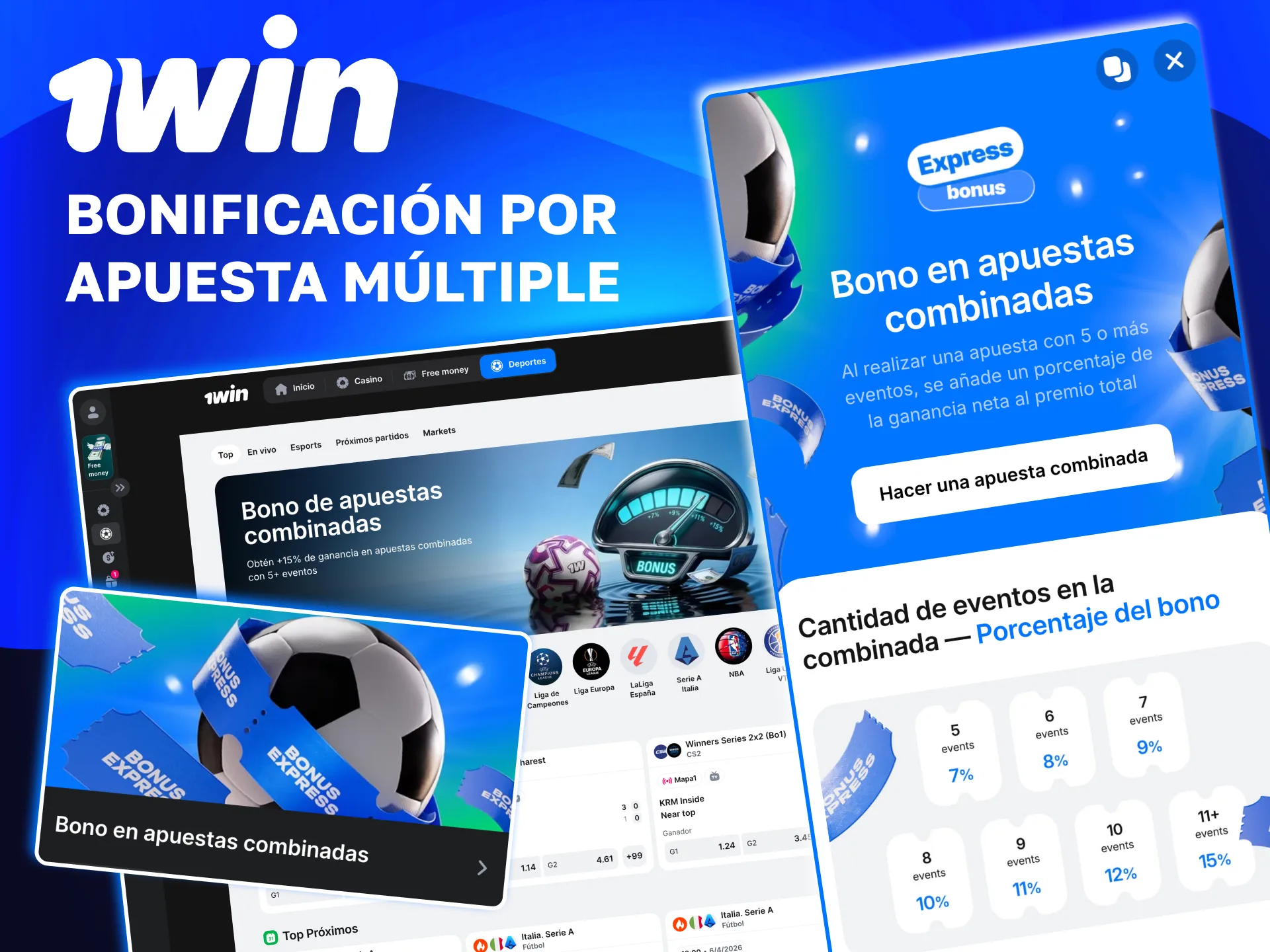 Bono por apuestas múltiples en 1win Perú con ganancias adicionales.