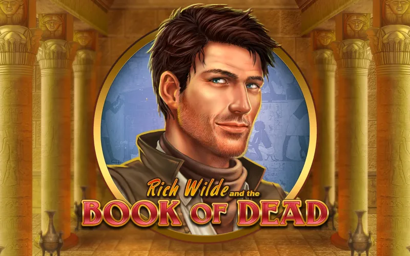 Book of Dead en 1win con tragamonedas de aventuras y temática egipcia.