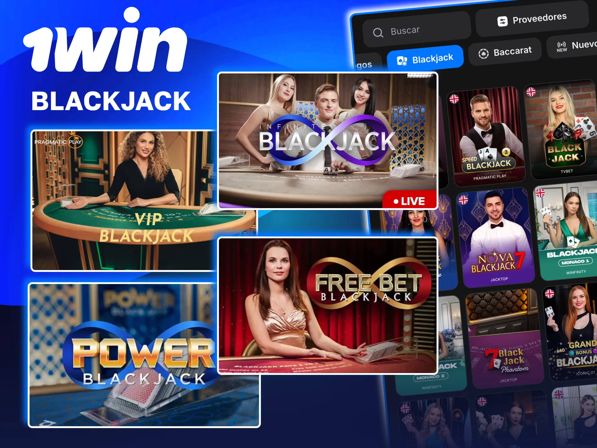 Estrategia y tensión se combinan en blackjack en vivo dentro de 1win.