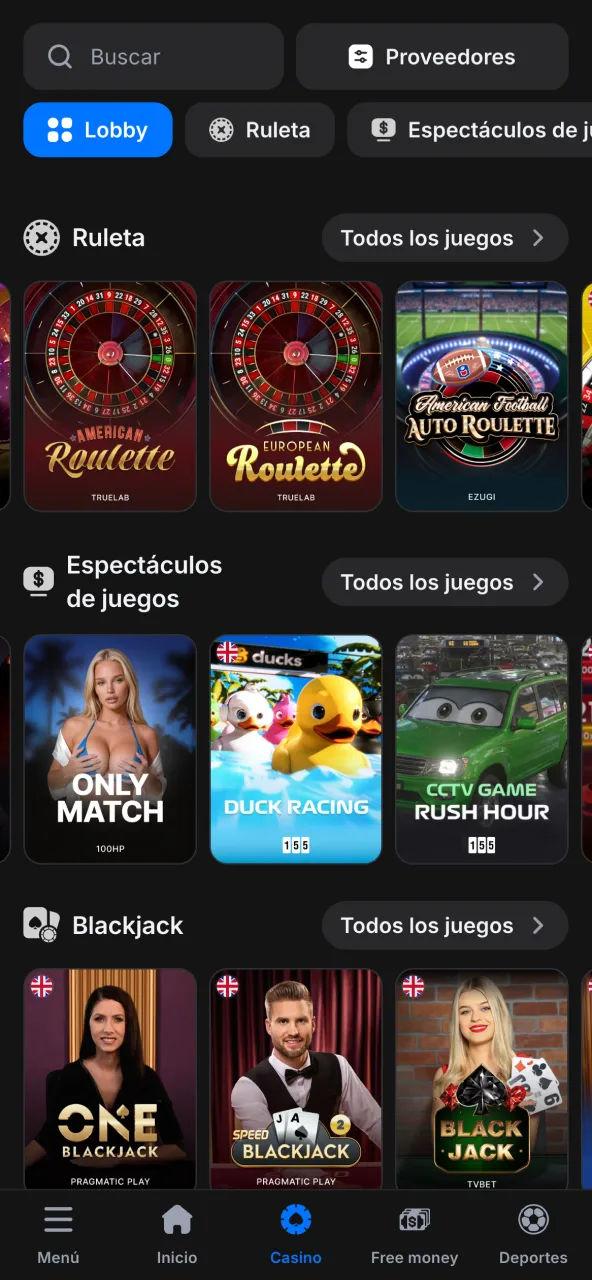 Selecciona juego preferido y apuesta fácilmente en 1win casino en vivo.