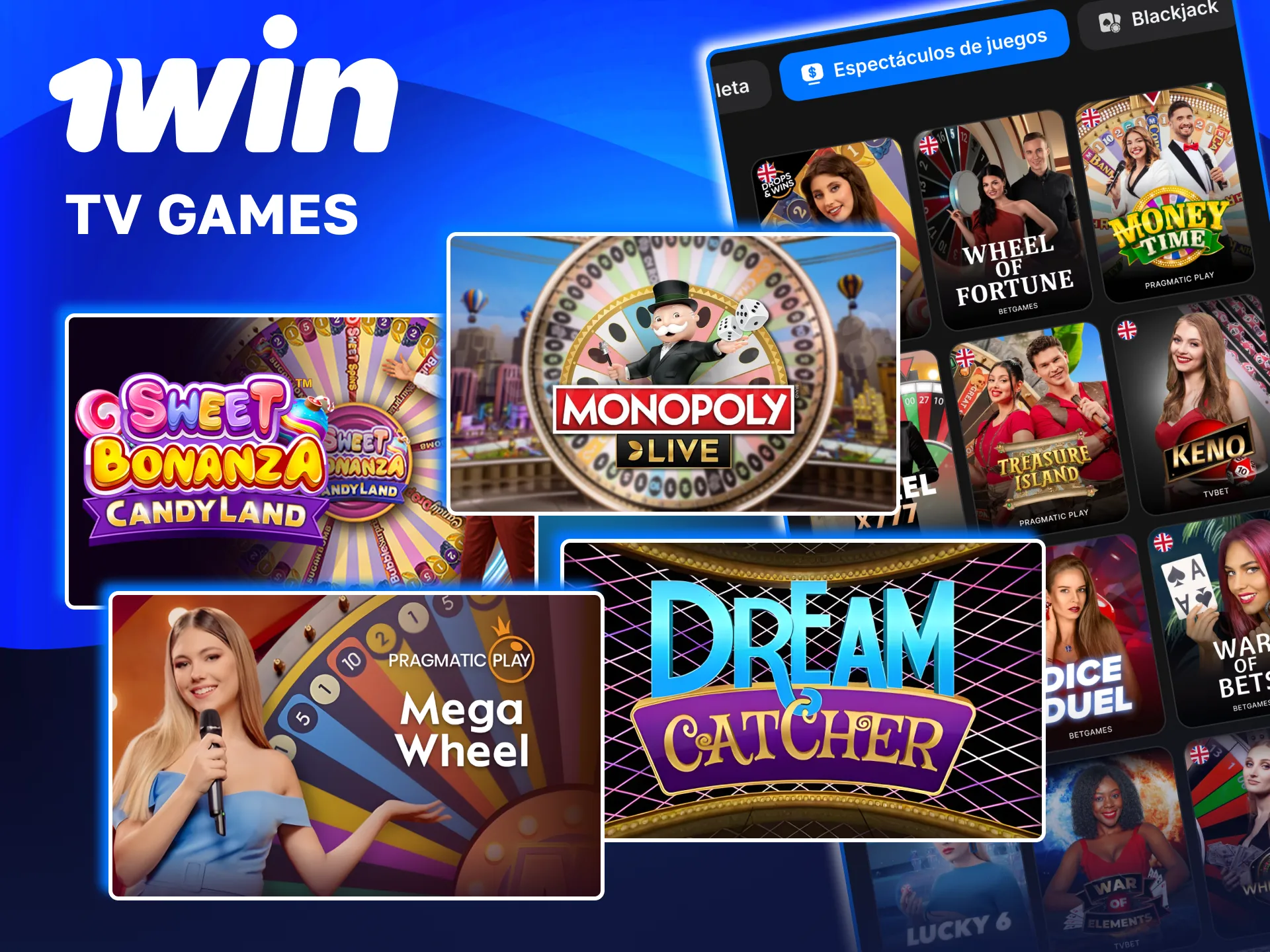 Experiencia social en 1win con TV Games y chat entre jugadores en vivo.