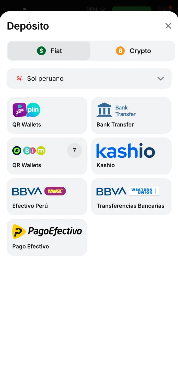 Primer depósito en 1win con métodos de pago locales y saldo bonificado.