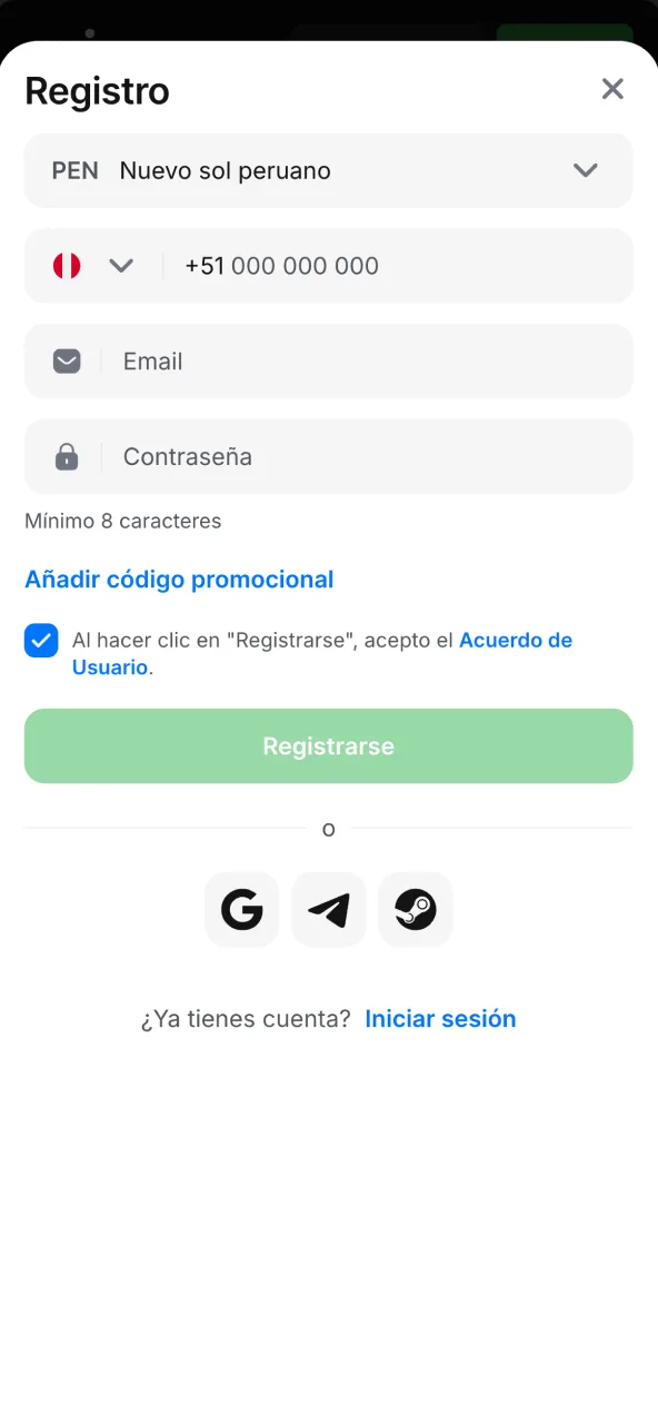 Regístrate en 1win Perú y verifica tu cuenta para depósitos y retiros rápidos.