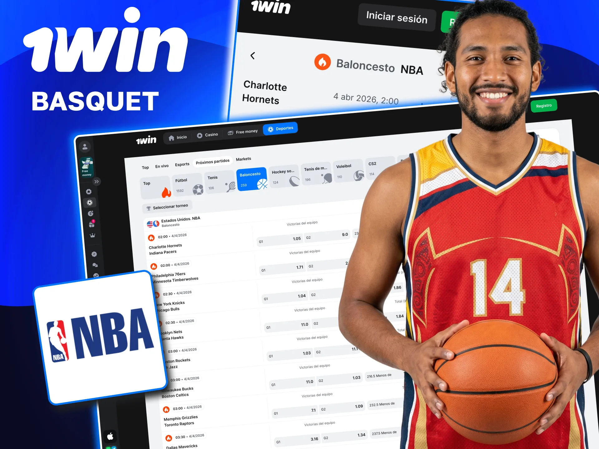 1win ofrece apuestas en vivo de básquet con marcador dinámico.