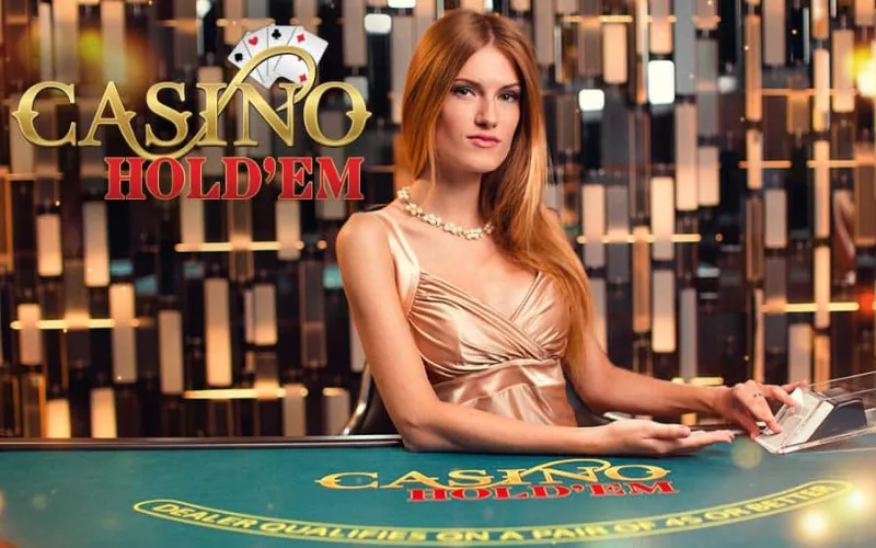 Poker Casino Hold’em en vivo 1win con cartas comunitarias y apuestas secundarias.