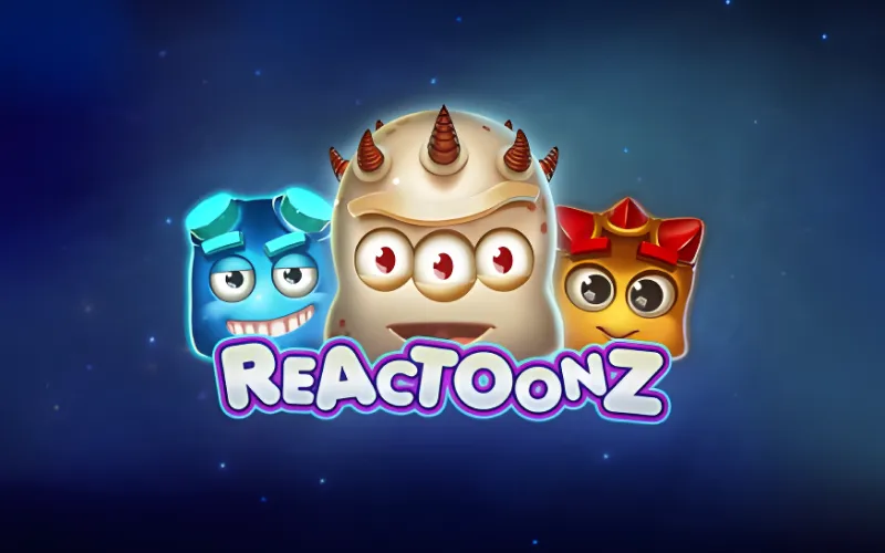 Reactoonz en 1win con tragamonedas futurista y divertidos alienígenas animados.