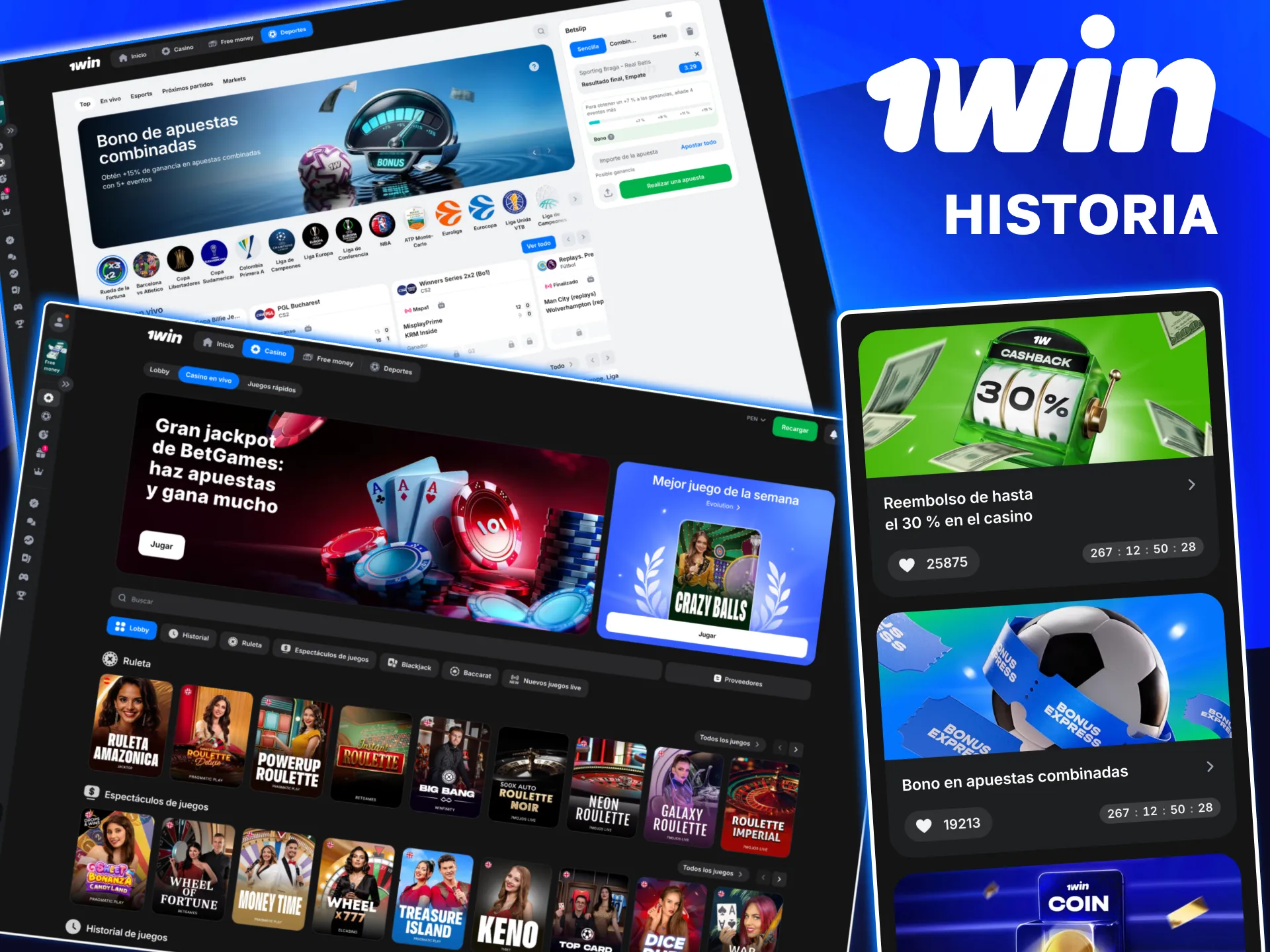 Historia de 1win desde 2016 con sede internacional y licencia de juego remoto.