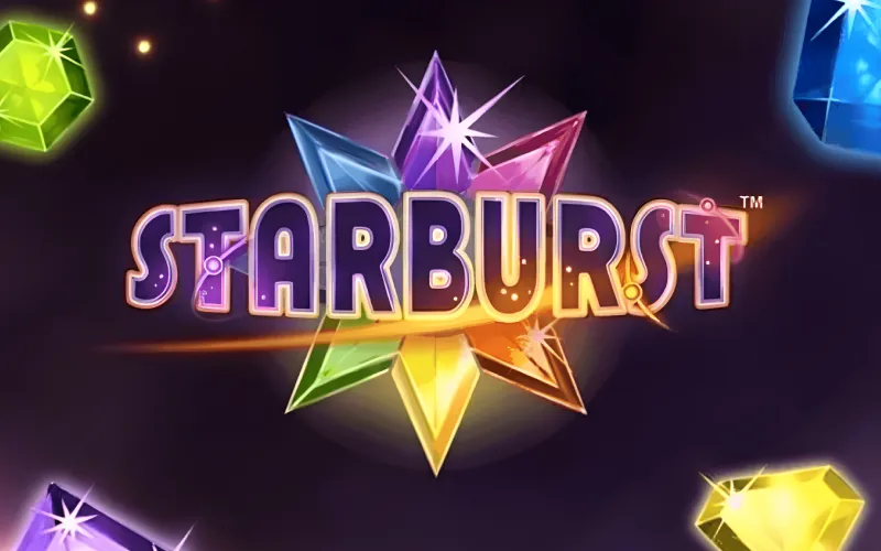 Starburst en 1win con tragamonedas galáctica y gemas brillantes en cada giro.