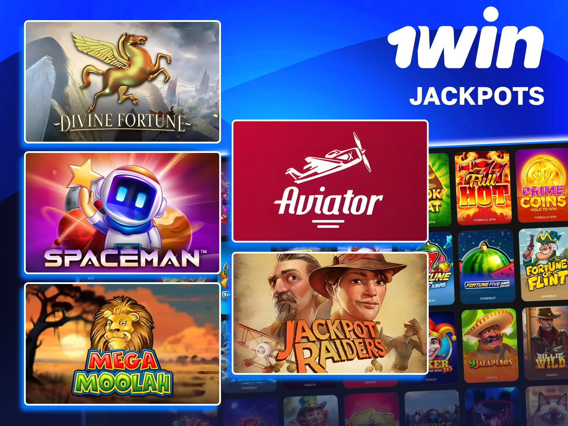 Slots con jackpots y juegos crash en 1win para pagos grandes y alta varianza.