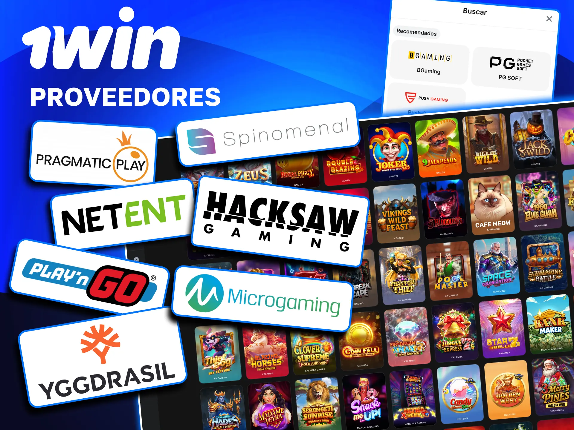 En 1win disfruta slots de Pragmatic Play, NetEnt, Microgaming y otros grandes desarrolladores.