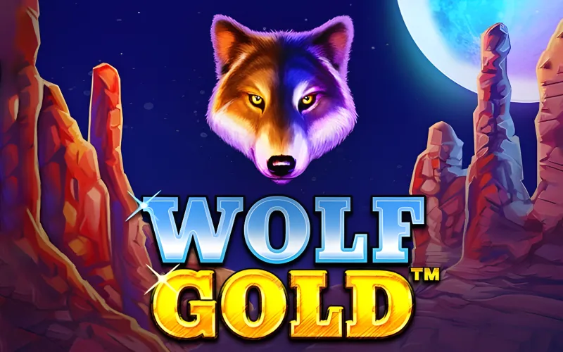 Casino 1win con Wolf Gold, slot popular de animales y grandes multiplicadores.